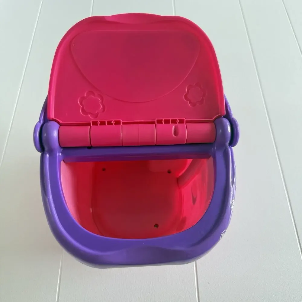 Leap Frog Pink Picnic Basket Toy Working Buttons and Music Basket Only